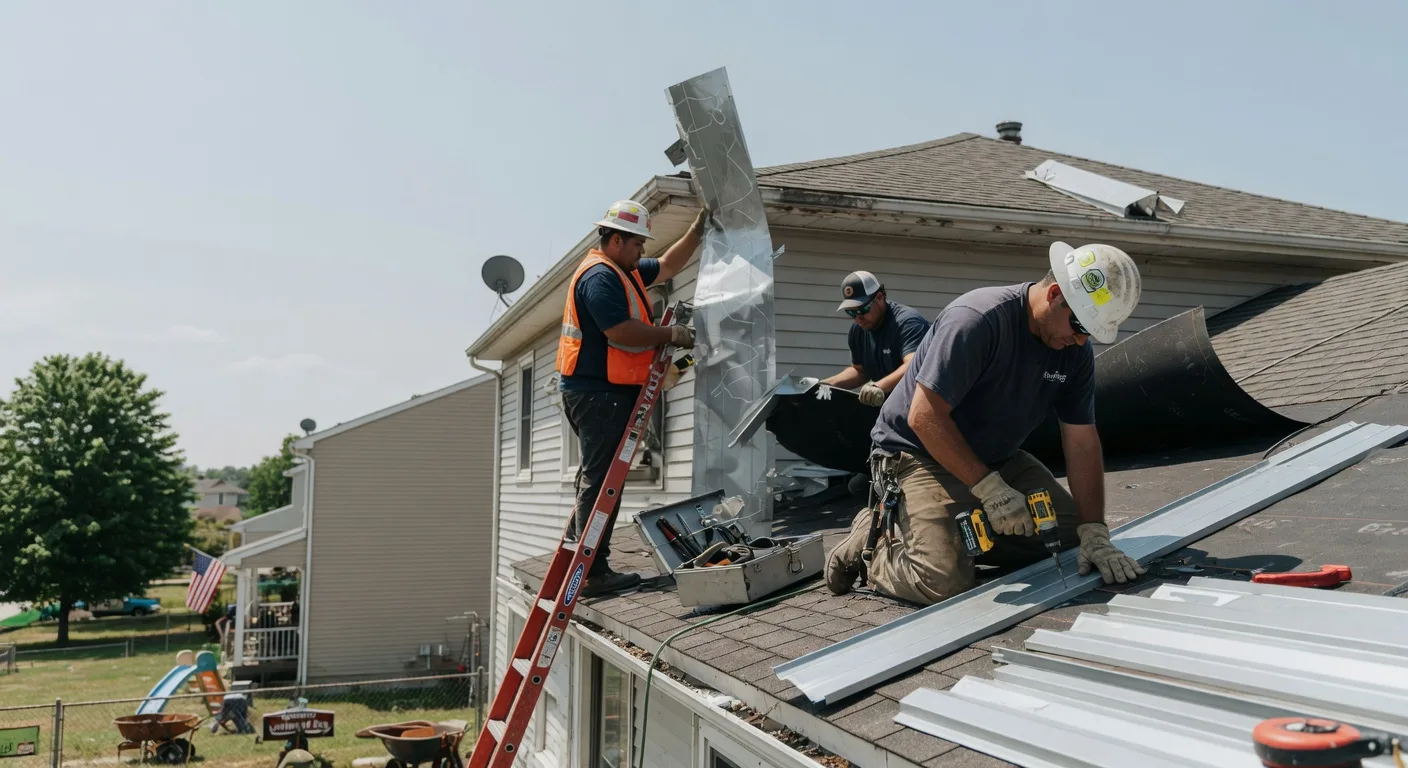 Storm Damage Metal Roof Repair in Graysville, AL